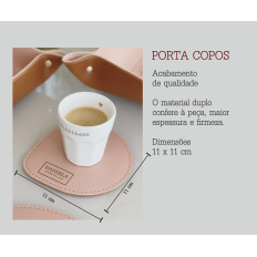 Porta Copos Personalizado 06 unidades