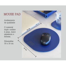 Conjunto Mouse Pad e Porta Copos Personalizado 