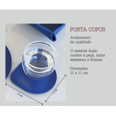 Porta Copos Personalizado 06 unidades