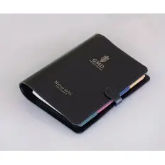 Fichário Planner Izabella Personalizado em Couro Sintético com Bloco