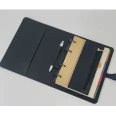 Fichário Planner Izabella Personalizado em Couro Sintético com Bloco