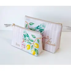Kit 02 Necessaires Personalizadas Dolce Vita