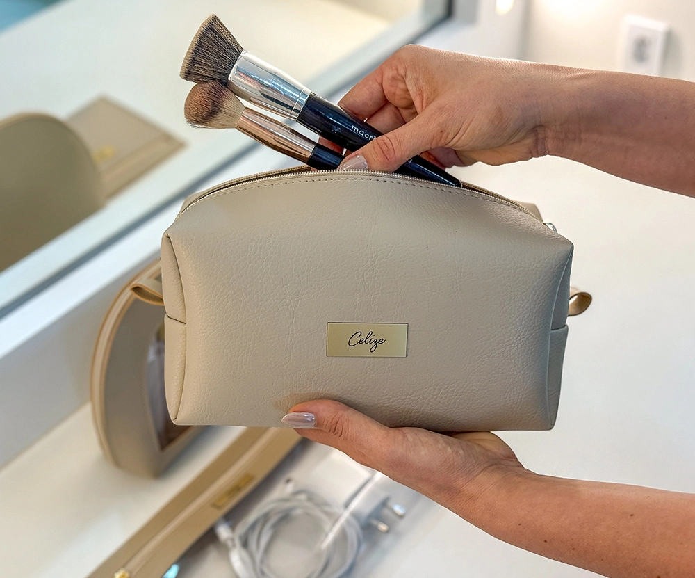 Kit Necessaires de Viagem com Caixa para Presente
