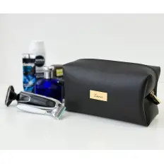 Kit Necessaire Retangular com Chaveiro e Porta Cartão Duplo Personalizado