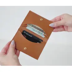 Kit Necessaire Retangular com Chaveiro e Porta Cartão Duplo Personalizado