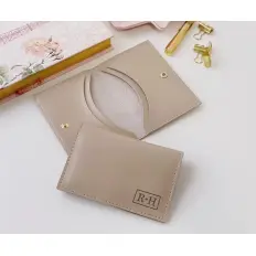 Kit Necessaire Retangular com Chaveiro e Porta Cartão Duplo Personalizado