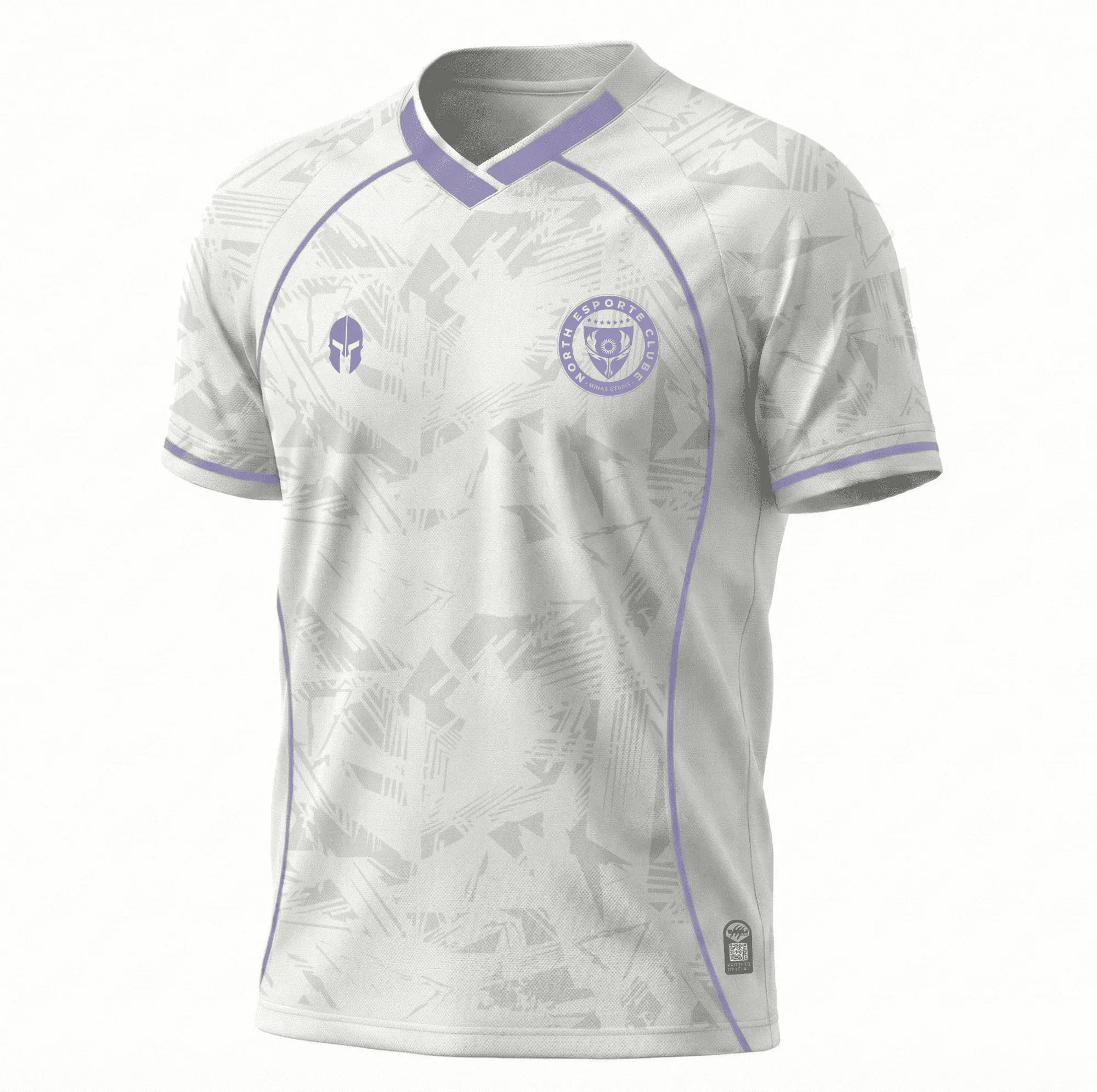 Camisa Edição Especial - Branco com Lilás