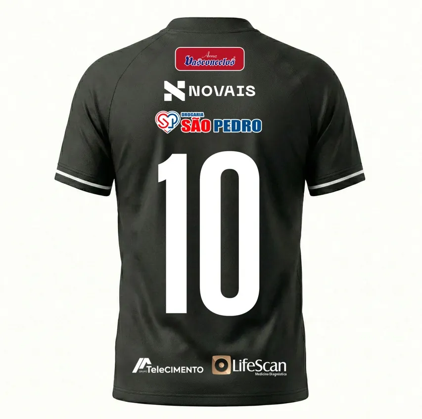 Camisa de Jogo Oficial - Preta