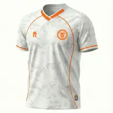 Camisa Edição Especial - Branco com Laranja