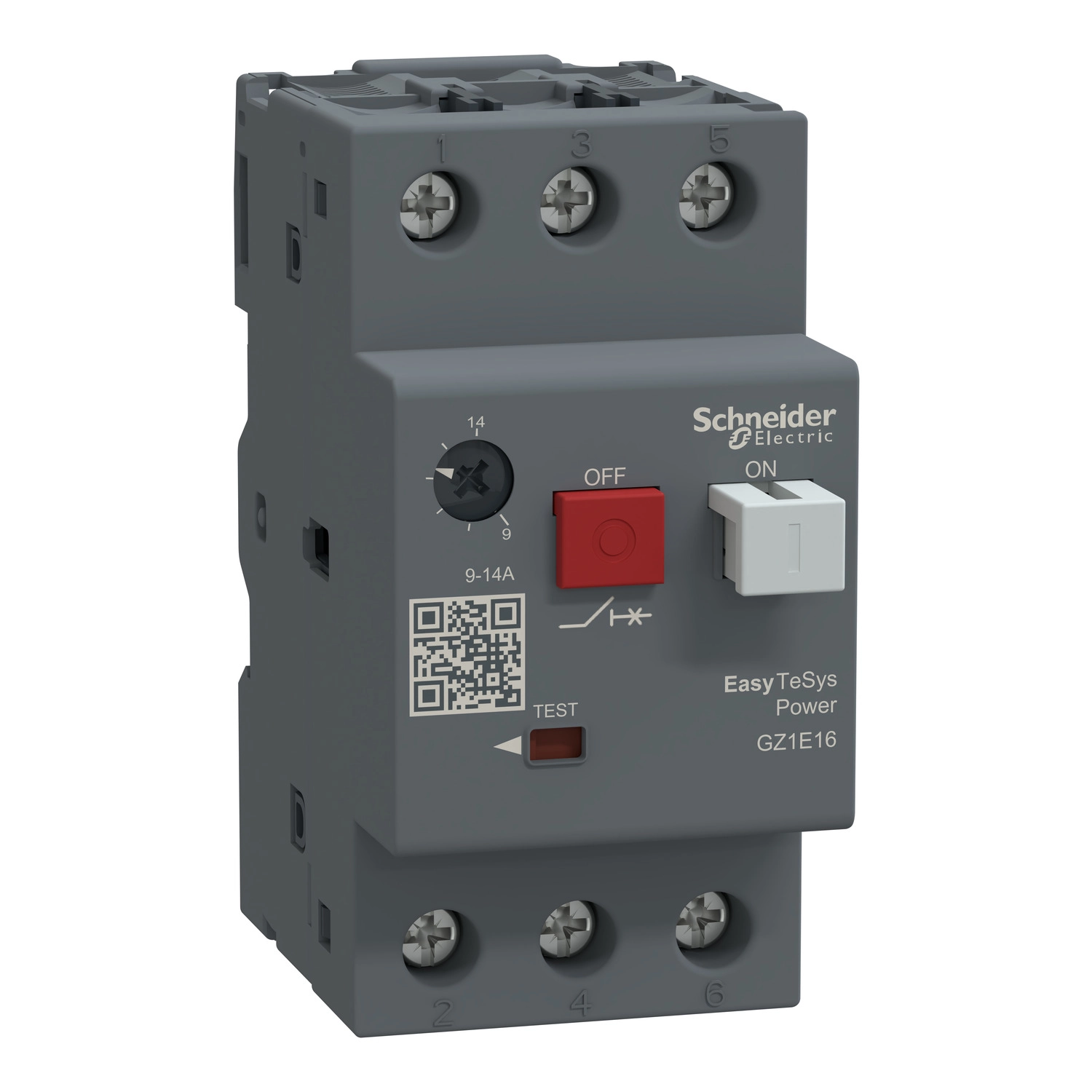 Disjuntor Motor Tripolar 9-14A GZ1E16 Schneider Eletric