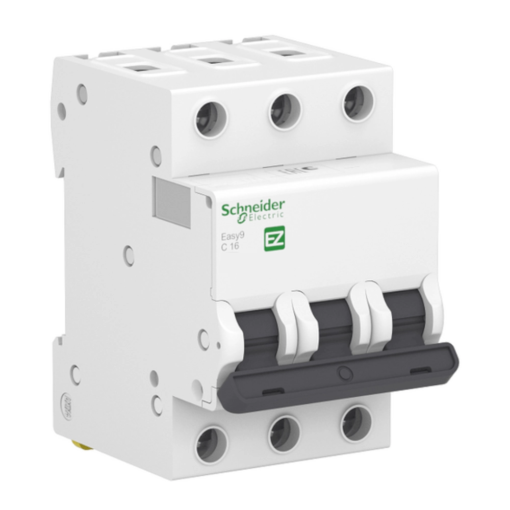 Disjuntor Trifásico 10A Curva C 4,5kA EASY9 EZ9F33310 Schneider