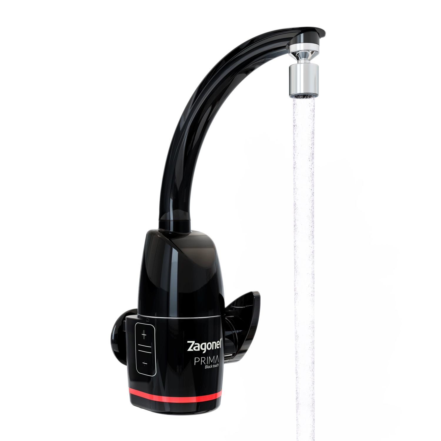 Torneira Elétrica Prima Touch 5500W 220V Preta Zagonel