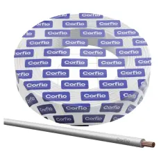 Cabo Flexível de Cobre 6.00MM Branco 750V - 100MT