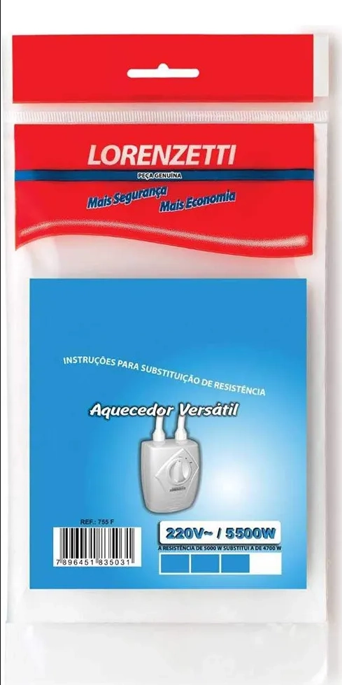 Resistência para Aquecedor Versátil 220V 755-G Lorenzetti