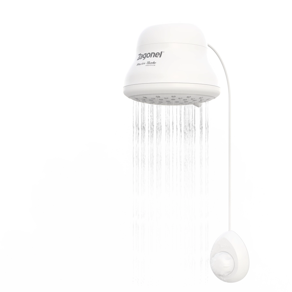 Ducha Eletrônica Master Banho 5500W 127V Branco Zagonel