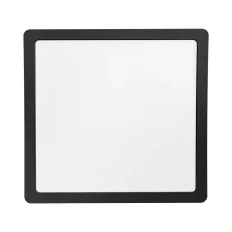 Painel de Led Sobrepor Quadrado 18W Preto 4100K Blumenau 
