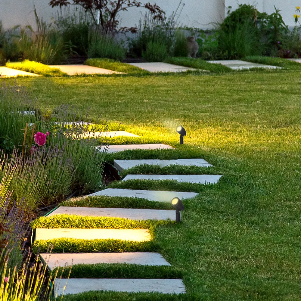 Espeto de Jardim Clear Led 6W Preto 3000K Blumenau