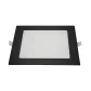 Painel de LED Embutir Quadrado 12W 4100K Blumenau Preto 