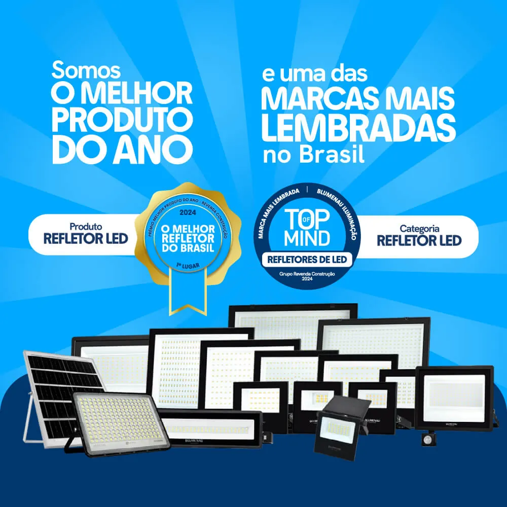 Refletor LED Play 200W 3000K Blumenau 
