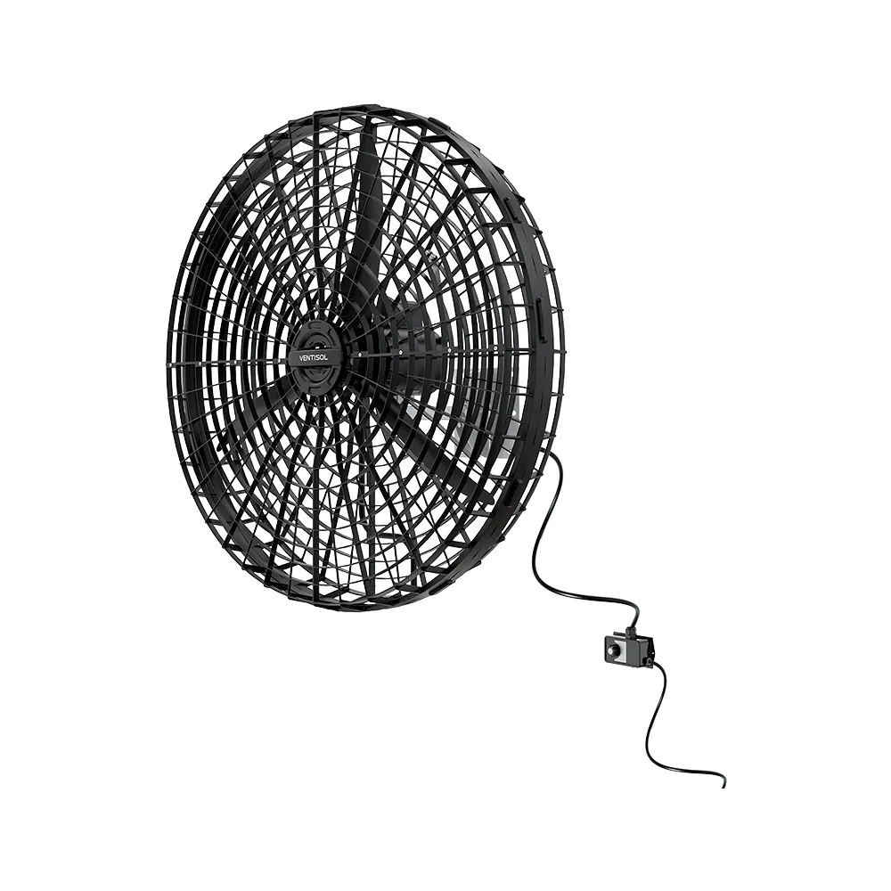 Ventilador de Parede 1 Metro 1/2CV Preto Ventisol