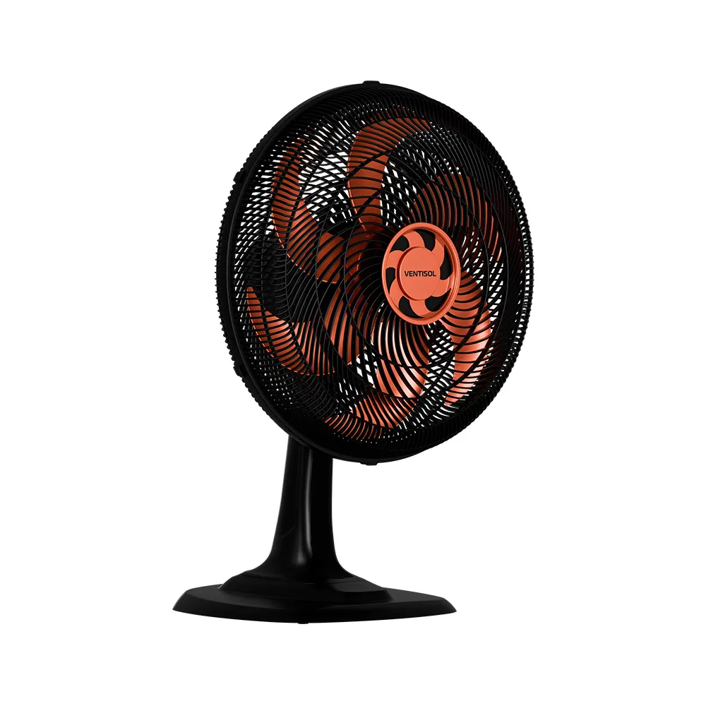Ventilador de Mesa Turbo 6 Pás 40CM Bronze 127V Ventisol