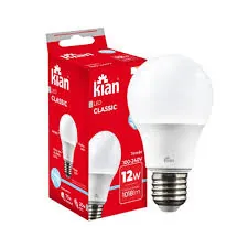 Lampada Led Bulbo 12W Bivolt 6000K Kian 