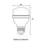 Lâmpada de Led Alta Potência 20W 6500K Kian 