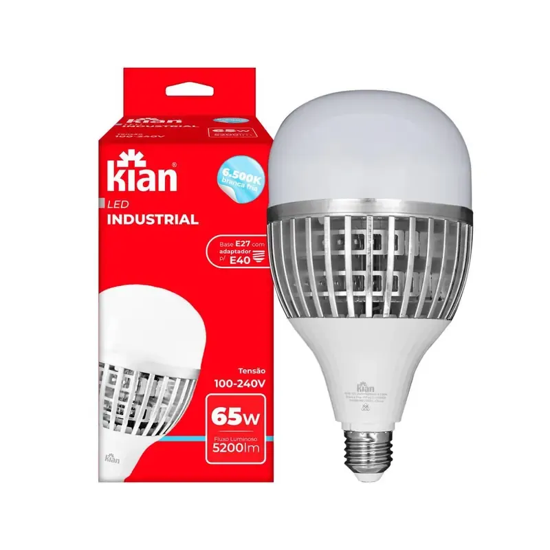 Lâmpada LED Alta Potencia 65W 6500K Kian 