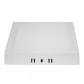 Painel de Led Sobrepor Quadrado 12W 3000K Kian 