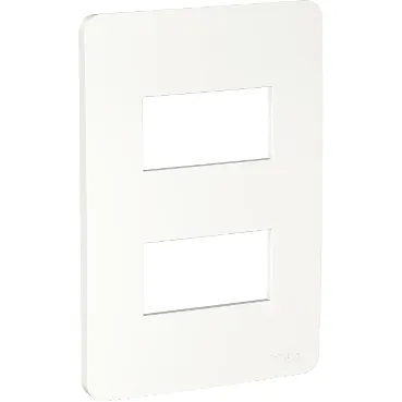 Placa 4X2 02 Posto Branca Orion S730121004 Schneider 
