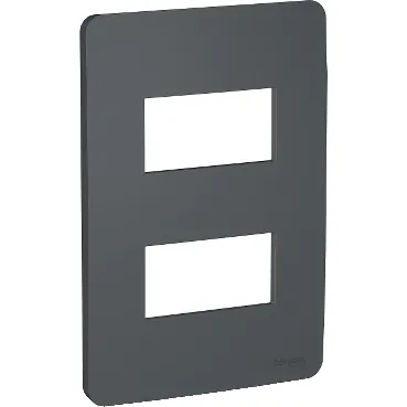 Placa 4X2 Posto Stellar Preto Orion S730121294