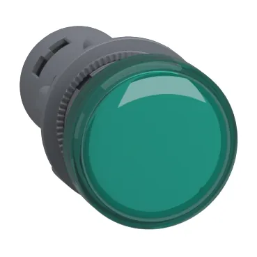 Sinalizador Verde 22MM Monobloco 24V XA2EVB3LC Schneider
