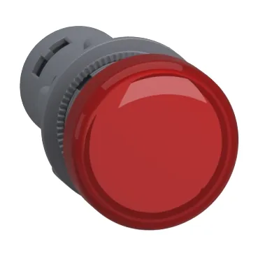 Sinalizador Vermelho 22MM Monobloco 220V XA2EVM4LC Schneider 