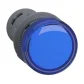 Sinalizador Azul 22MM Monobloco XA2EVM6LC Schneider 