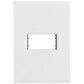 Placa Horizontal 4X2 01 Posto Liz 57106004 Tramontina