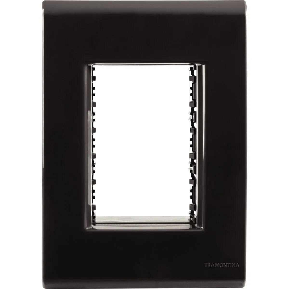 Placa 4X2 03 Postos Preto Liz 57106048 Tramontina