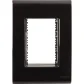 Placa 4X2 03 Postos Preto Liz 57106048 Tramontina