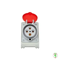 Tomada Sobrepor 3P+T 32A 380V N4206W Steck 
