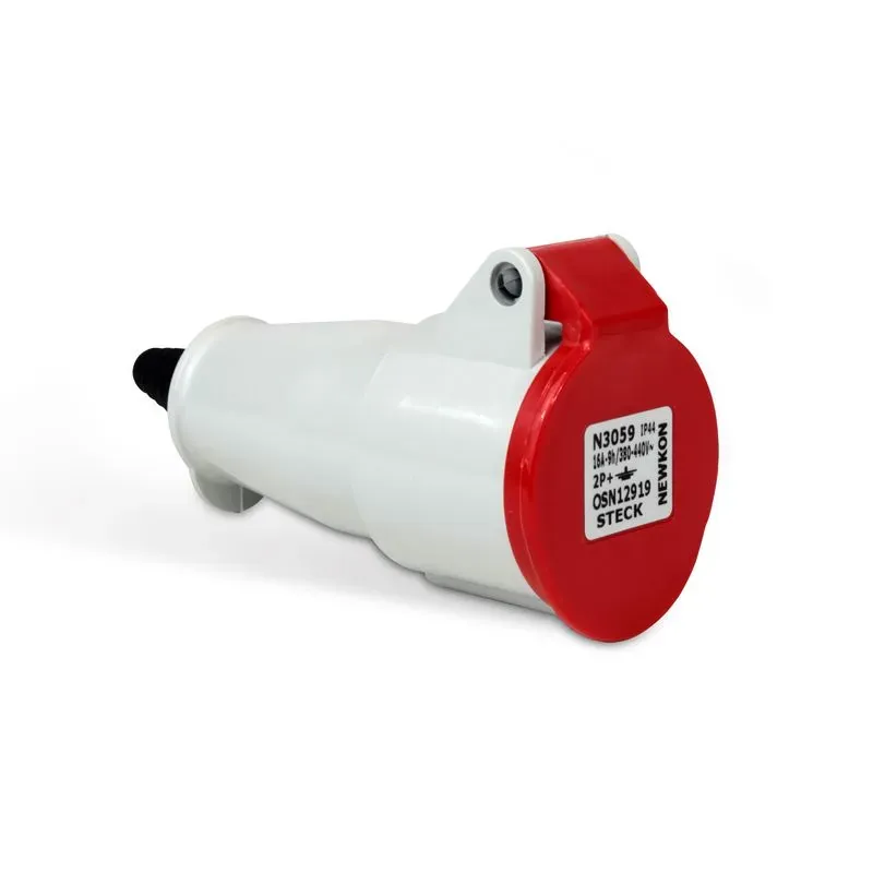 Acoplamento Fêmea 2P+T 16A 380V N3059W Steck