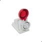 Tomada Sobrepor 3P+T 63A 380V N4506 Steck 