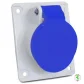 Tomada Embutir 2P+T 32A 220V N3246 IP44 Steck 