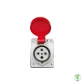 Tomada Embutir 3P+T 16A 380V N4046 Steck 