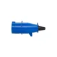 Plugue macho 2P+T 16A 220V N3076IP67 Steck 