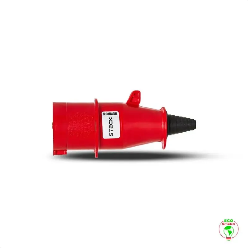 Plugue macho 2P+T 16A 380V N-3079 IP44 Steck 
