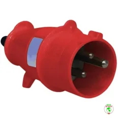 Plugue macho 2P+T 16A 380V N-3079 IP44 Steck 