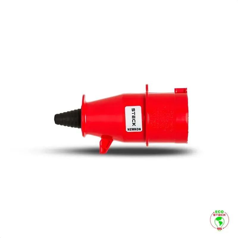 Plugue Macho 3P+T 16A 380V N4076 IP44 Steck 