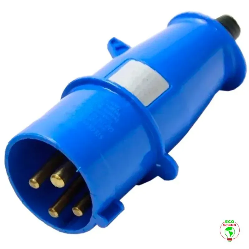 Plugue Macho 3P+T 32A 220V N4279 IP44 Steck 
