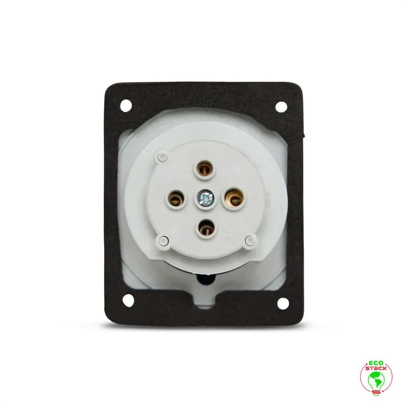 Módulo Tomada Embutir 2P+T 16A 220V Nome N-3046W Steck