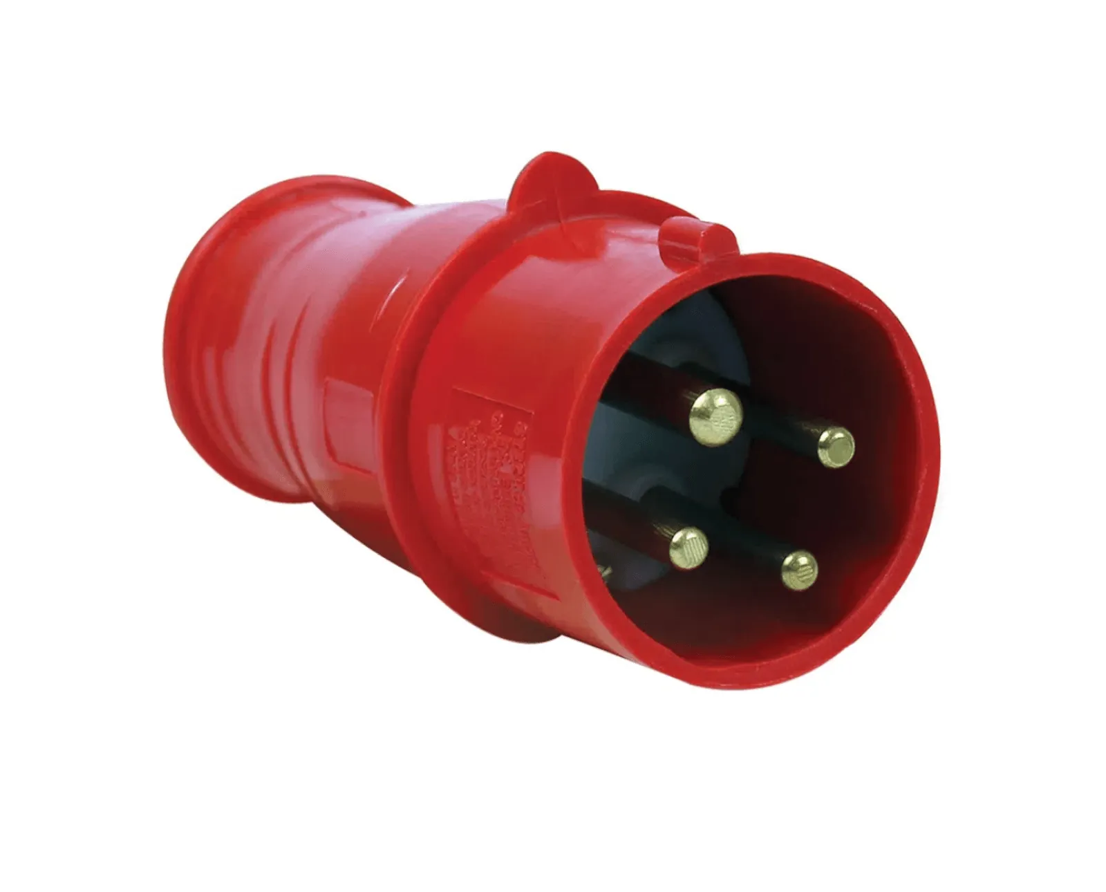 Plugue Macho 3P+T 16A 380V IP44 S4076 Vermelho Steck