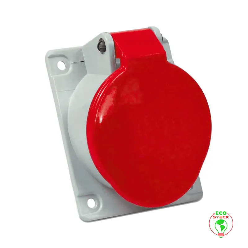 Tomada Embutir 3P+T 32A 380V N4246W IP67 Steck 